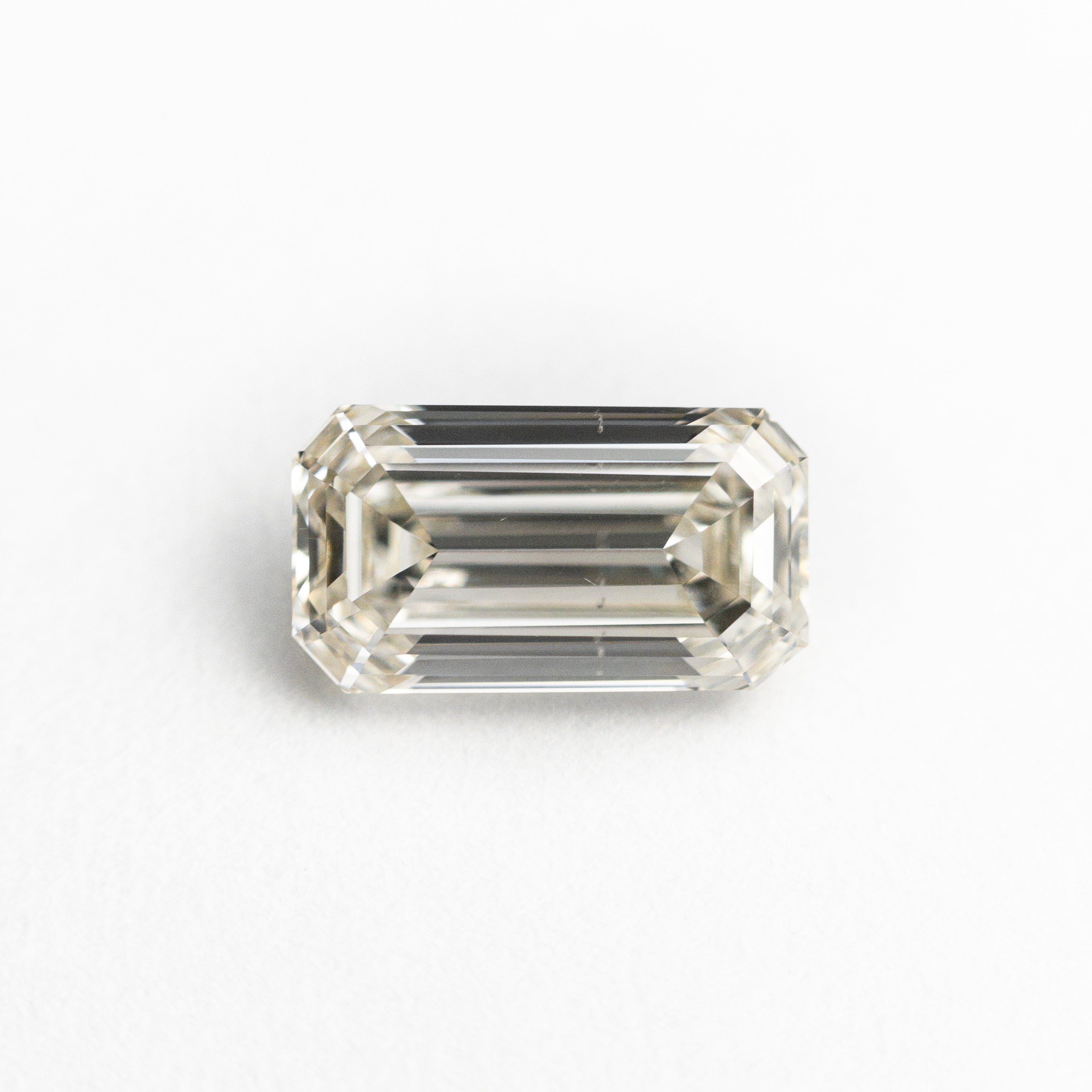 Step cut deals diamond ring