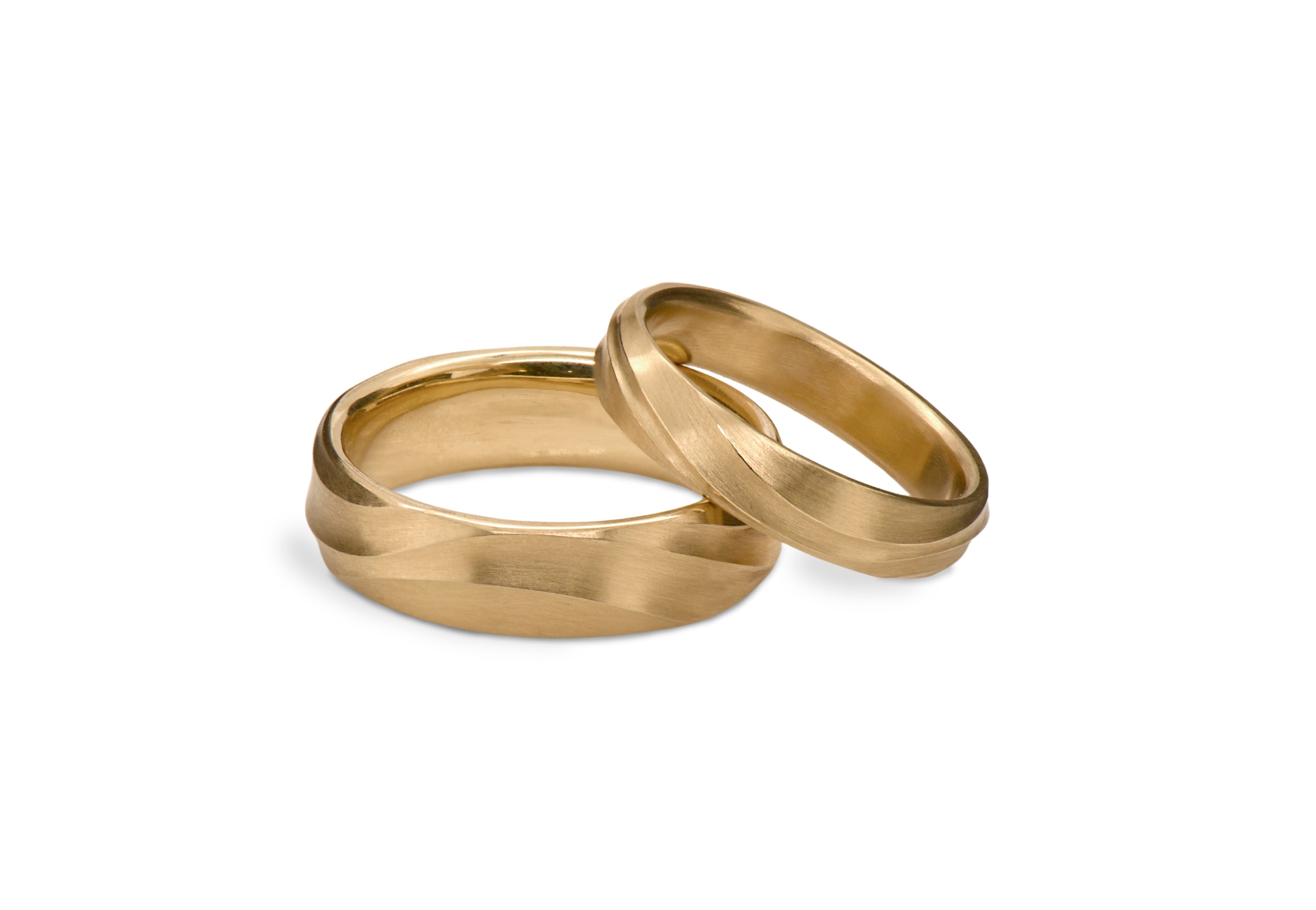 18ct Gold Aeolian IV Women's Wedding Band