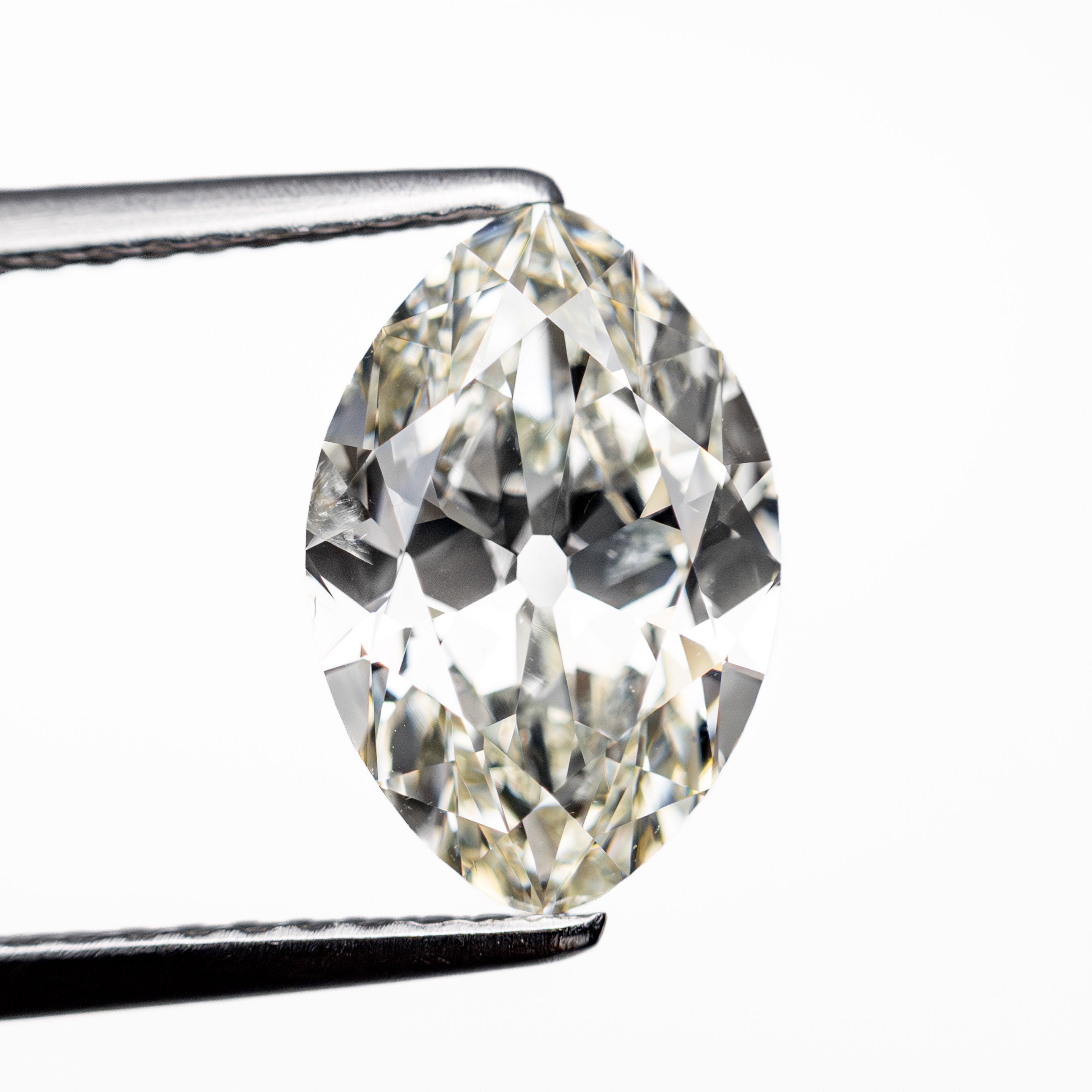 2.02ct 10.59x7.06x4.09mm GIA SI2 K Modern Antique Moval Brilliant 25926-01
