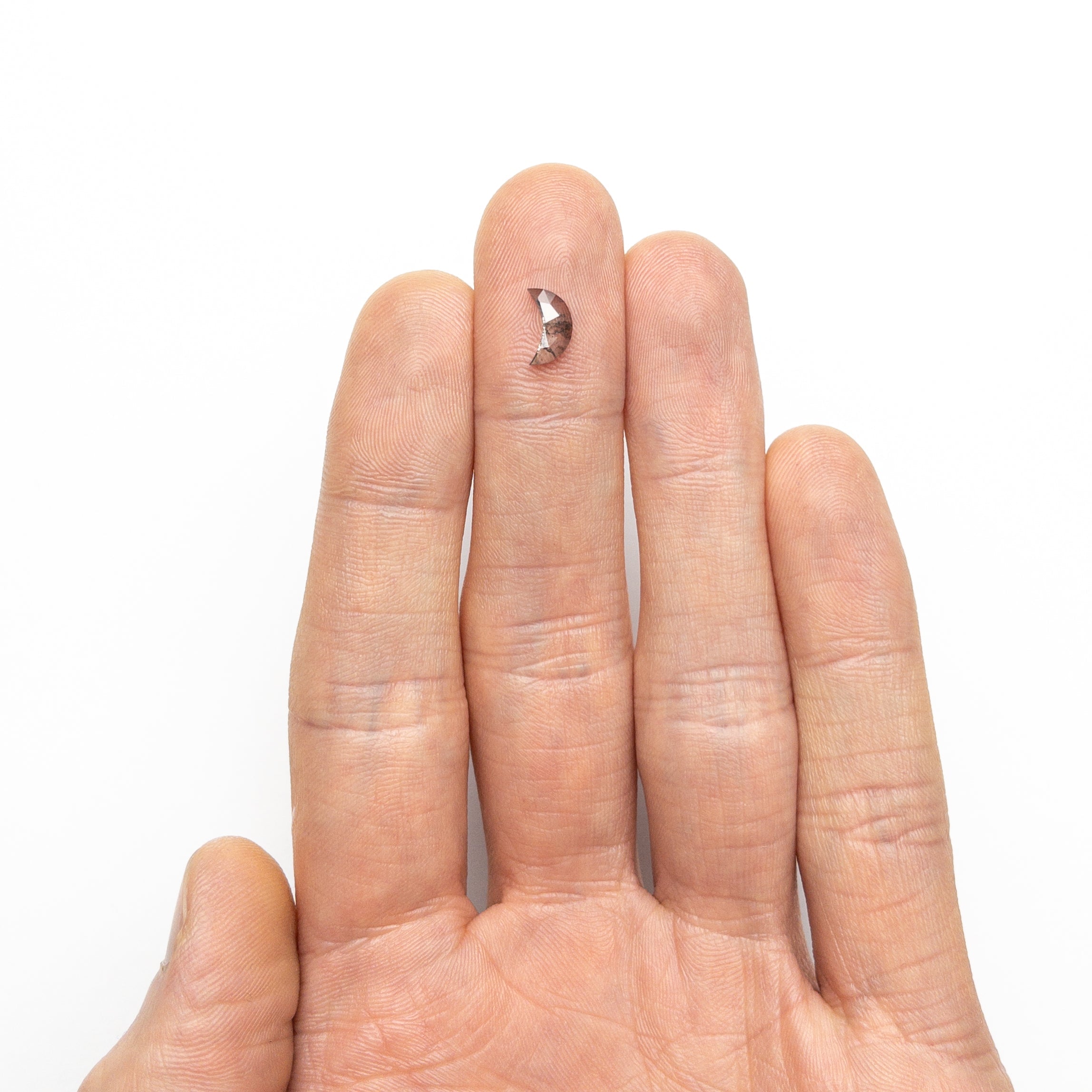 0.66ct 8.38x4.84x2.23mm Crescent Moon Rosecut 26800-01