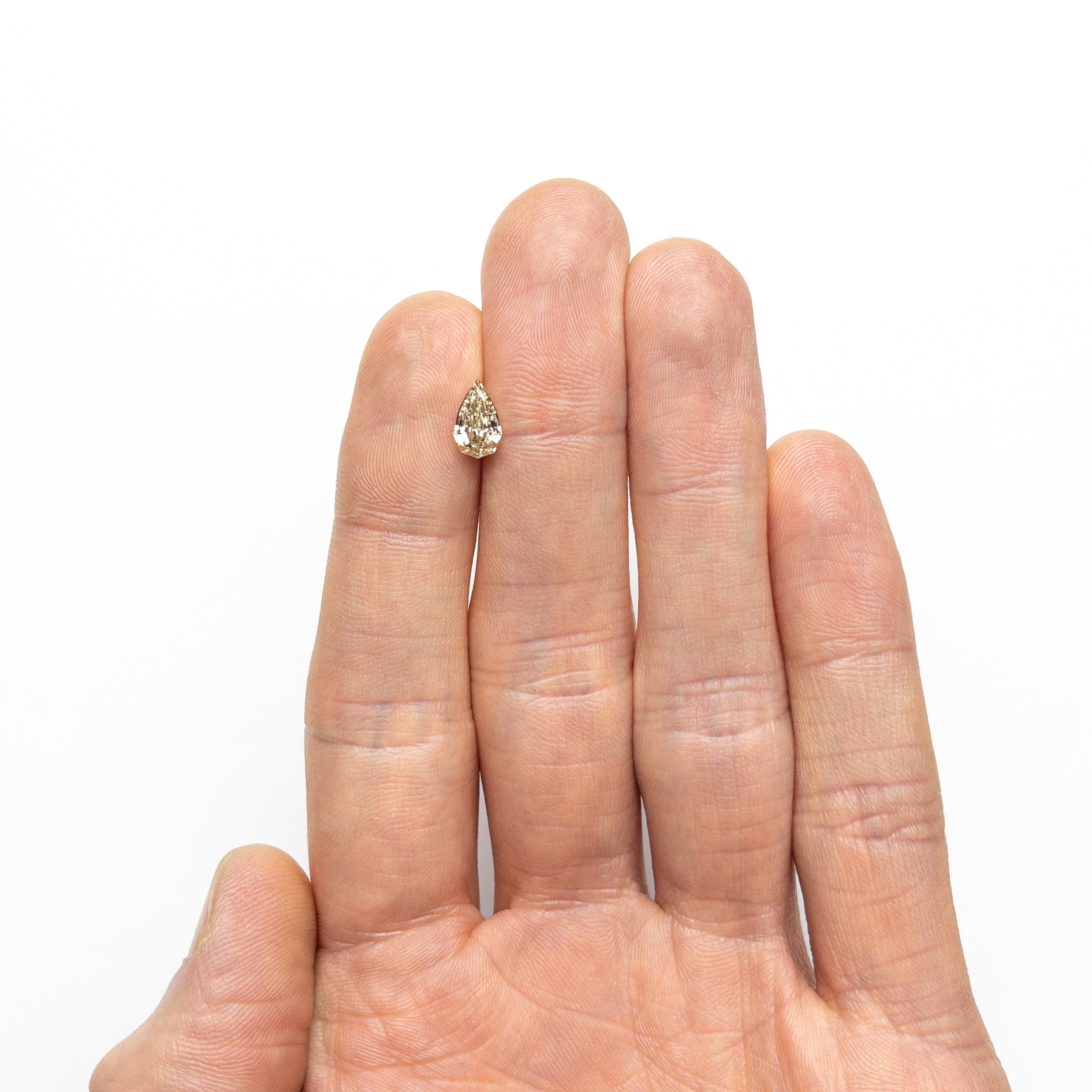 1.01ct 8.70x5.24x3.27mm VS2 C4 Geo Pear Step Cut 27082-10