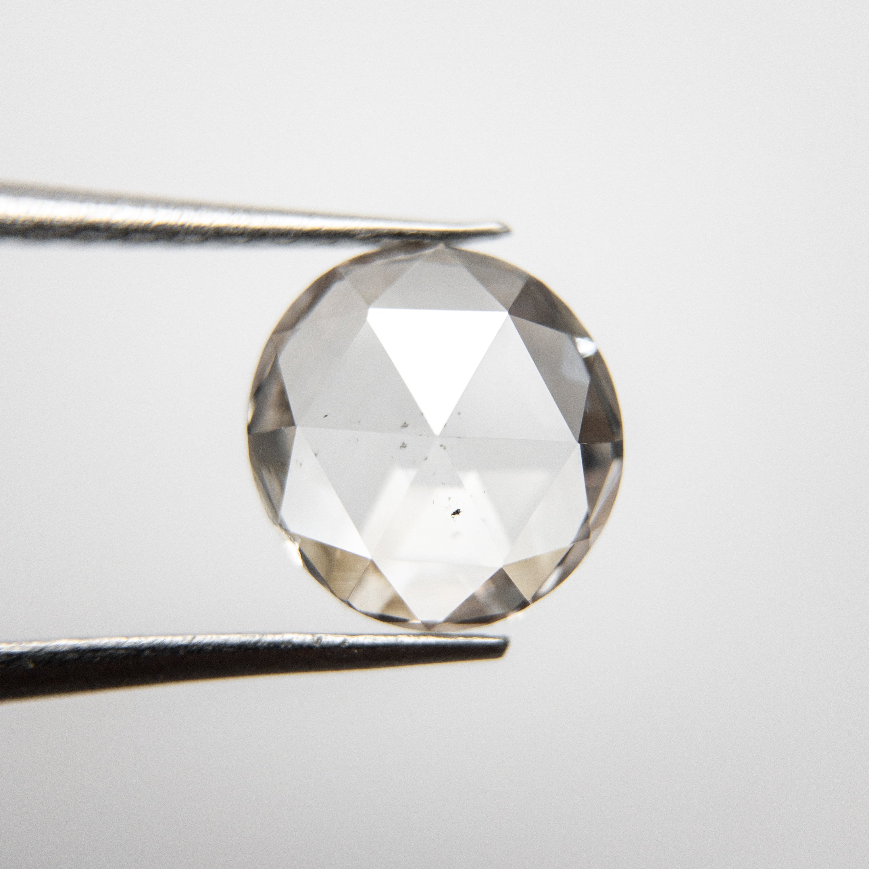 1.19ct 7.32x6.91x2.63mm SI1 Champagne Round Rosecut 18284-03 - Misfit Diamonds