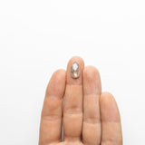 3.81ct 15.79x8.91x3.26mm Pear Rosecut 18550-15 - Misfit Diamonds