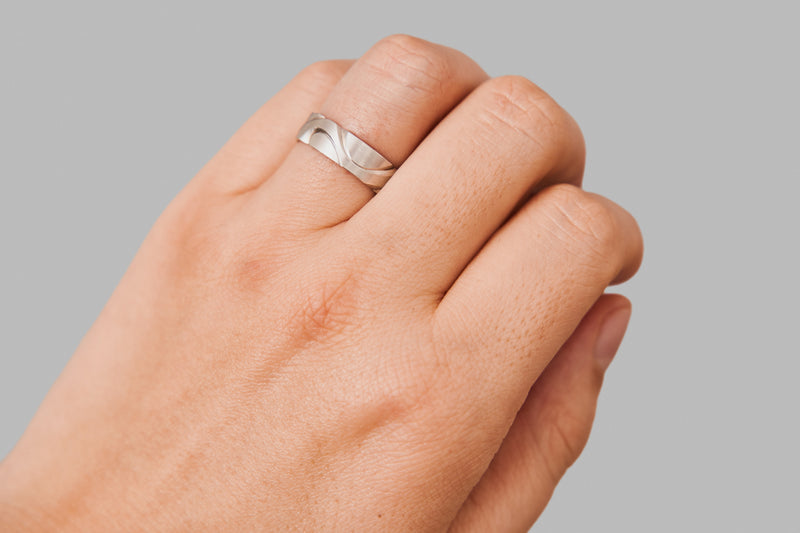 Cog Inspired Mens Engagement Ring (1 ctw) - Daedalus